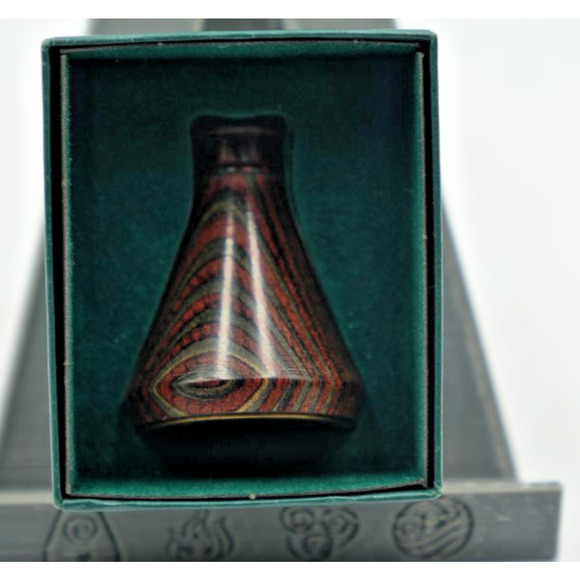 Handmade Faceted Lens Kaleidoscope Rosewood & Brass Optical Art Piece - Picture 2 of 5